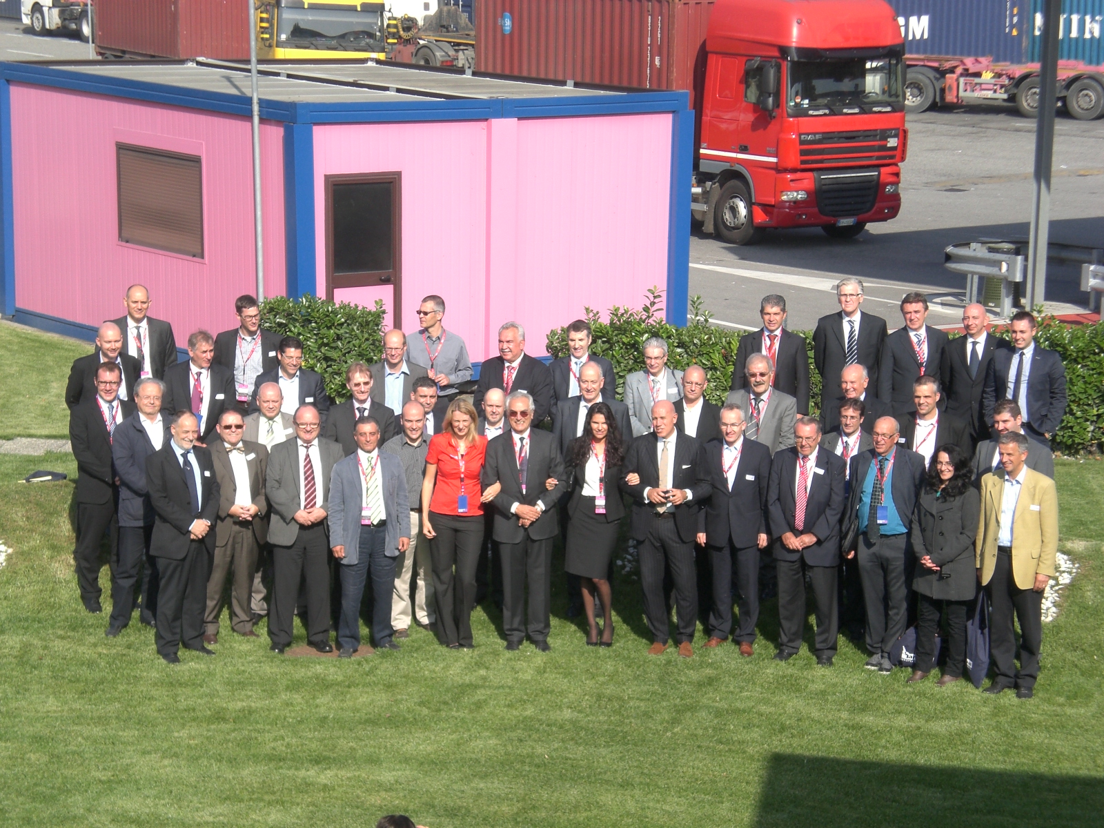 Hannibal and IMS RAIL Switzerland welcomes SSC members at <br>the rail hub of Melzo