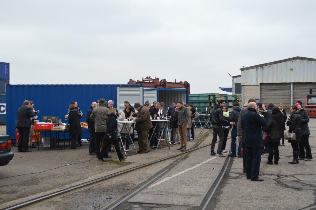 First arrival of the Black Forest Express in Kehl on 01.03.2013