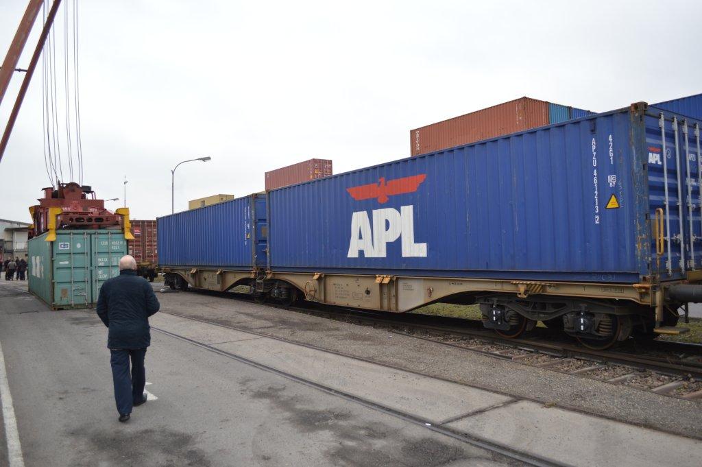 First arrival of the Black Forest Express in Kehl on 01.03.2013