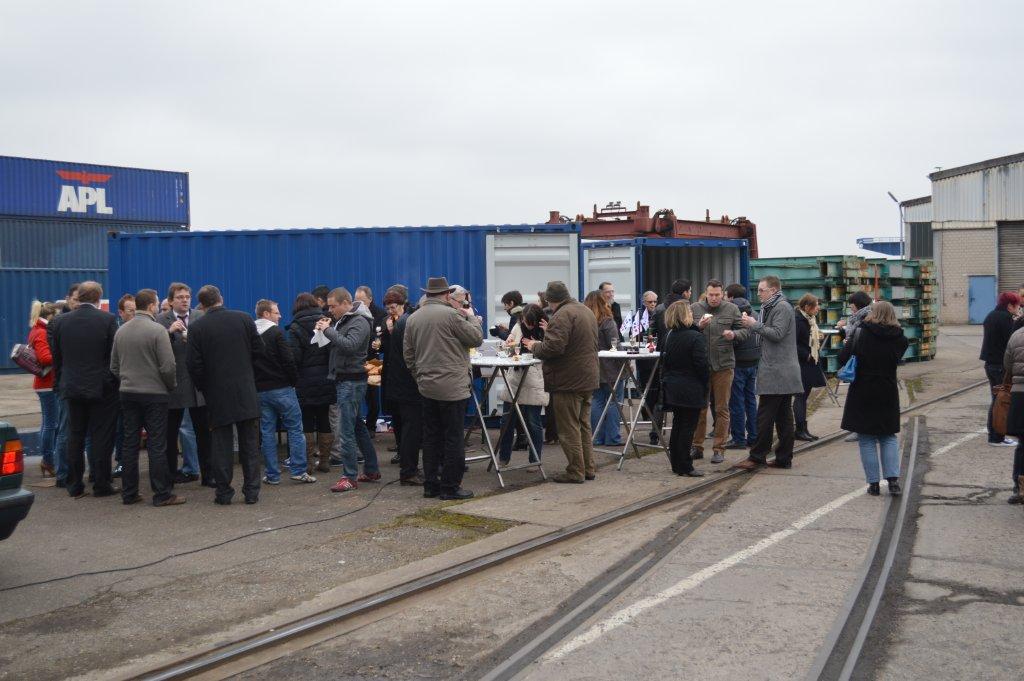 First arrival of the Black Forest Express in Kehl on 01.03.2013