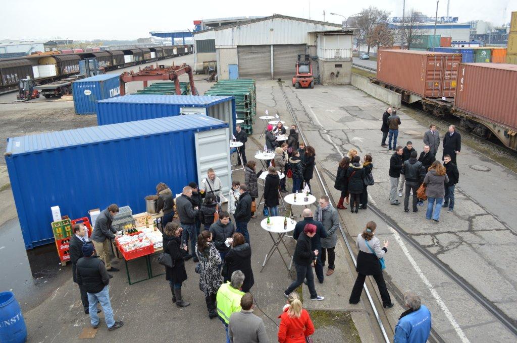 First arrival of the Black Forest Express in Kehl on 01.03.2013