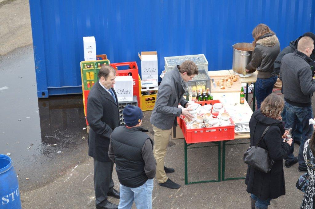 First arrival of the Black Forest Express in Kehl on 01.03.2013