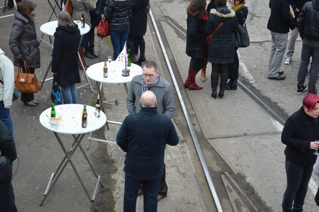 First arrival of the Black Forest Express in Kehl on 01.03.2013