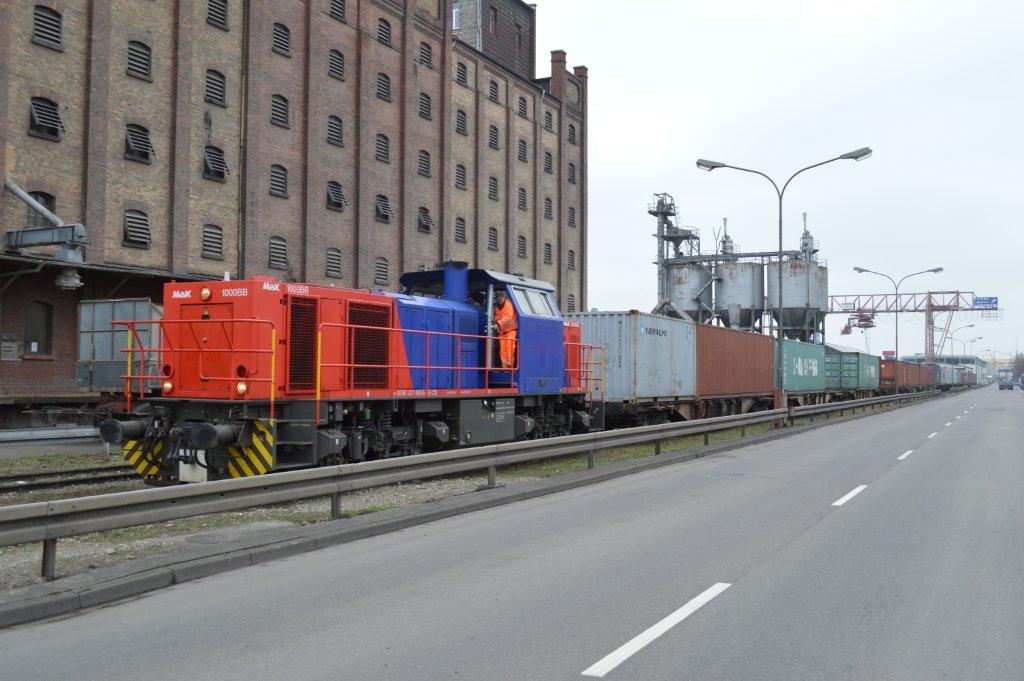 First arrival of the Black Forest Express in Kehl on 01.03.2013